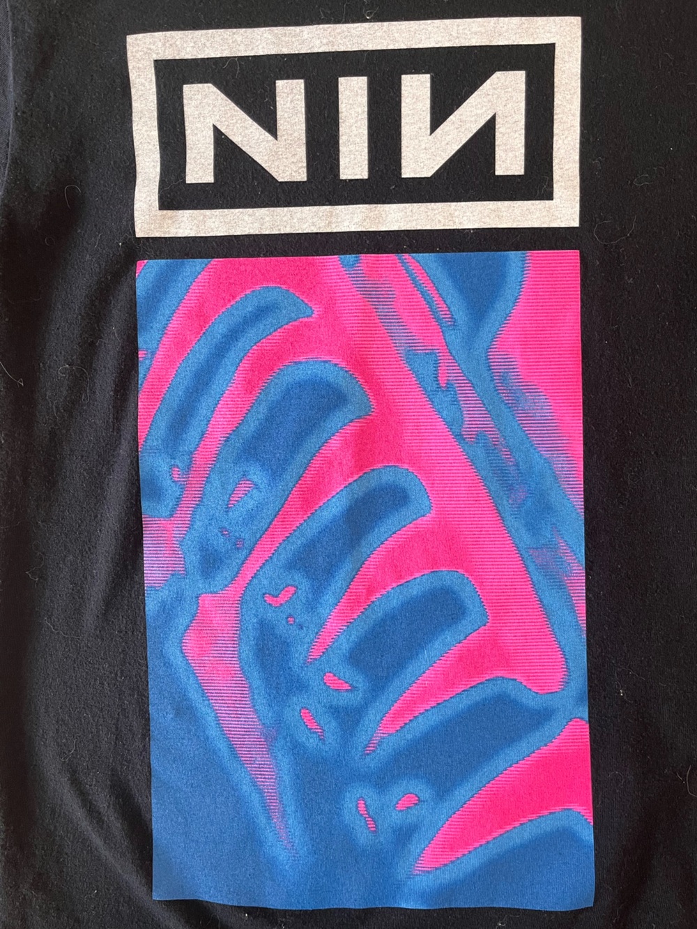 Nine Inch Nails Pretty Hate Machine Cover Art Graphic Band Tee